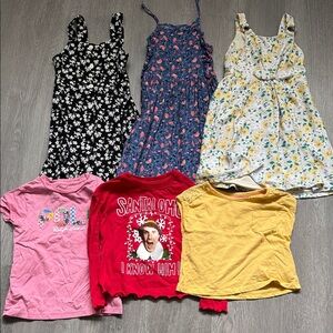 Girl clothing bundle size 6